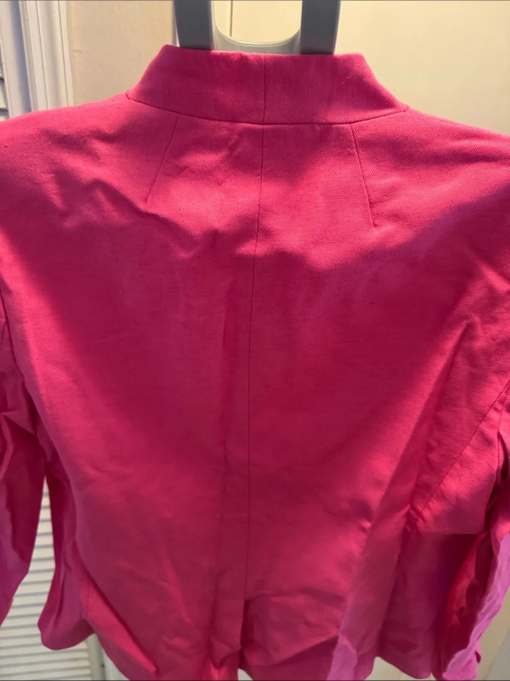 J. Crew Hot Pink Open-Front Blazer